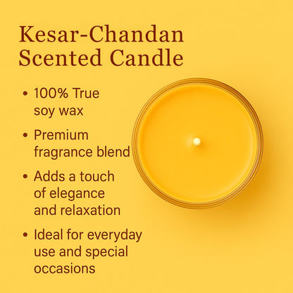 Set of 3 Fragrant Votive Glass Candles- Royal Blend