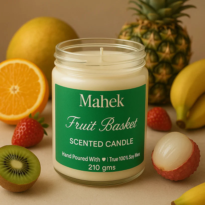 Fruit Basket | Soy Wax Scented Candle | 25-30 Hrs