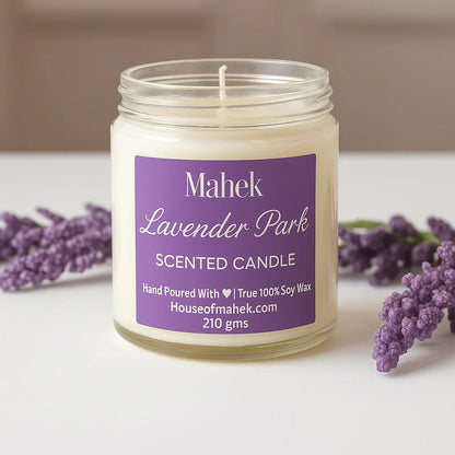 Lavender Park | Soy Wax Scented Candle | 25-30 Hrs