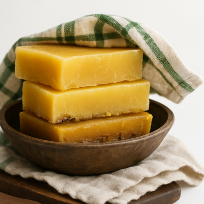 Set of 2 Beeswax Candles Hand Rolled Chemical Free Pure 100% Beeswax