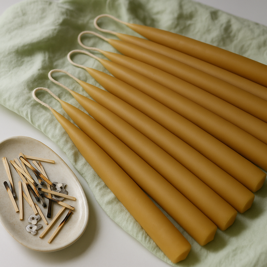 Beeswax Candles Hand Dipped Chemical Free Pure 100% Beeswax